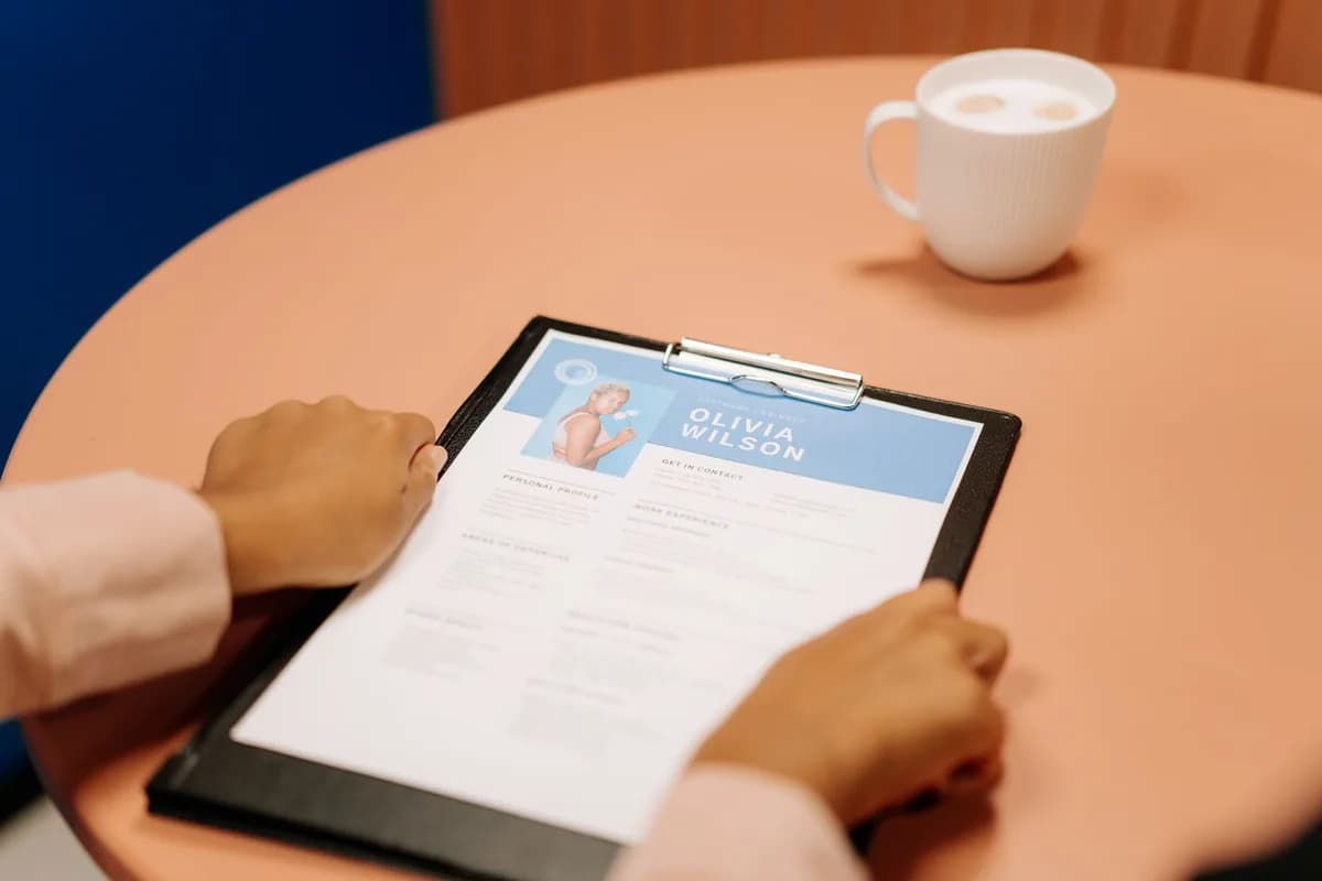AI reading and scoring a CV into structured data